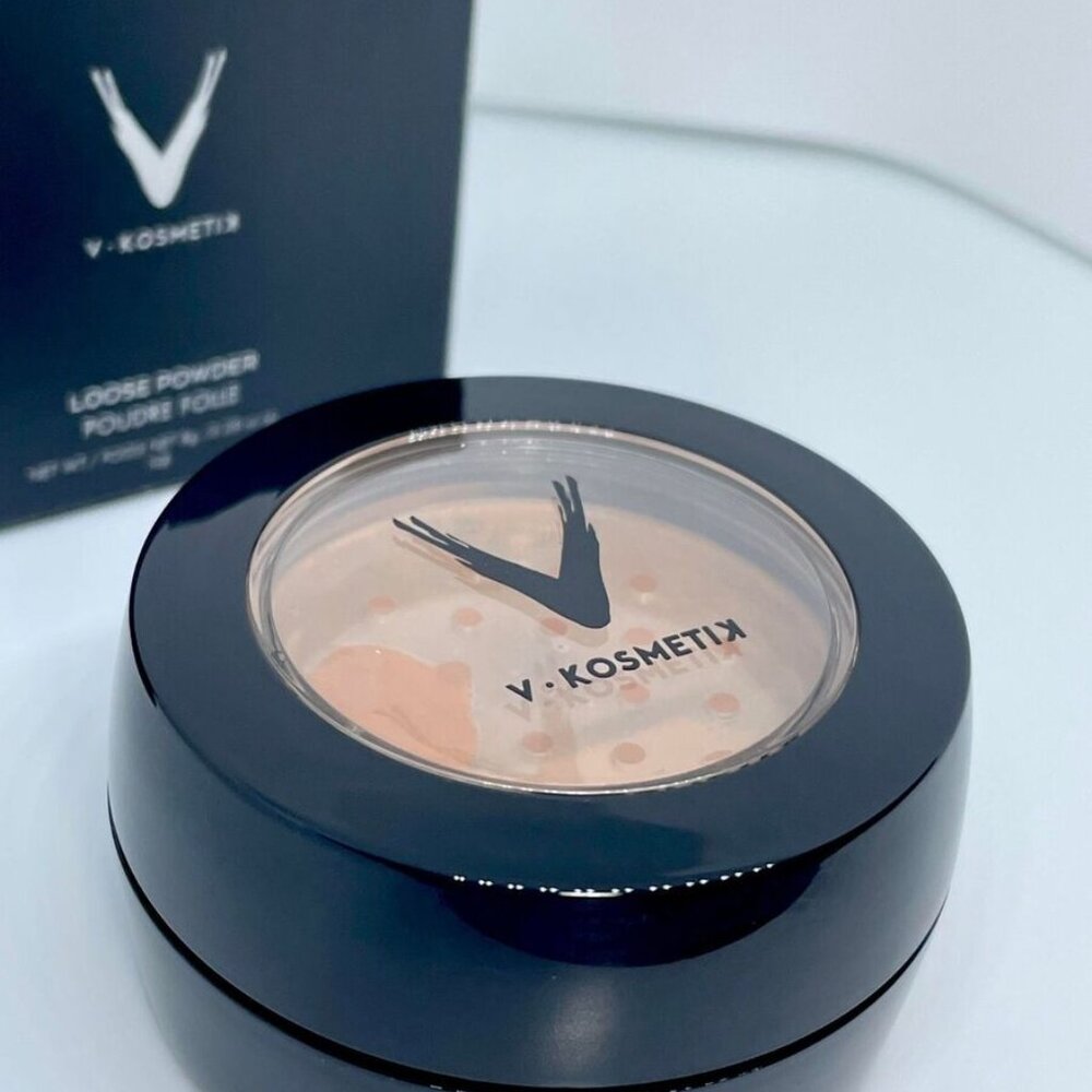 NWT V KOSMETIK Loose Powder in N8 Cool Neutral 8 g, Full Size